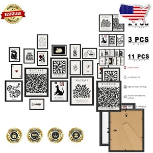 Stunning 16-Piece Wall Art Decor Set for Elegant Living Room Aesthetic - Picture 1 of 9