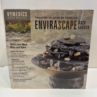 Homedics Envirascape WF Roca Relajante Zen Jardín Fuente ~ Nueva Caja Abierta Foto 1 de 4