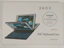 Yekbee Typecase 360X All In One 360 Degree Keyboard Case For iPad 9.7" -Open Box
