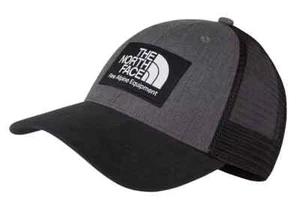 The North Face Hat Mudder Trucker Snapback Classic Fit Charcoal Gray Black OSFA - Picture 1 of 3