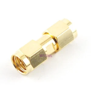 Conector adaptador coaxial macho a macho SMA - vendedor de radioaficionados de EE. UU. - Imagen 1 de 1