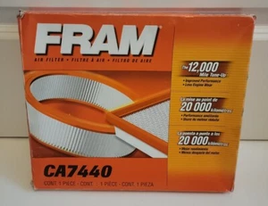 NEW Fram CA7440 Engine Air Filter Direct Replacement 2X Extra Guard - Foto 1 di 4