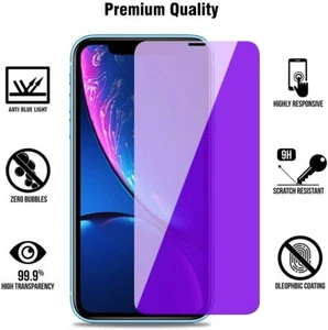 Für iPhone 11 / iPhone XR 6,1" Anti-Blaulicht Displayschutzfolie Hartglas - Bild 1 von 5