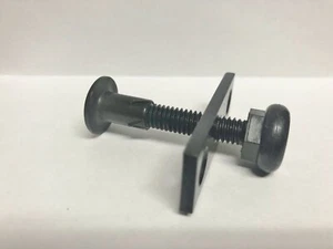 20 - 5/16-18 schwarze flache Sechskantschraube Innenbindung Verbinderkappe #9944 - Bild 1 von 10