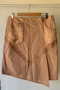 PORTMANS Women's 100% Cotton Mid-length Casual Cargo Skirt - Size 14 - Picture 1 of 4