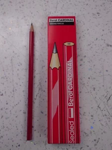 Berol Cardinal Pencils Grade H Pack of 12 Vintage Stock New - Picture 1 of 1
