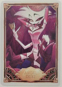 Hazbin Hotel Vivziepop 1ª Edición Tarjeta Coleccionable Angel Dust 05/50 PÁMINA PREMIUM - Imagen 1 de 1