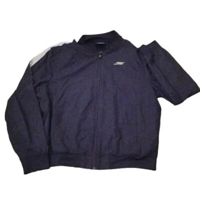 Chaqueta Skechers Para Hombre Talla M Negra Atlética Ligera Deportiva Rayas Laterales Foto 1 de 4