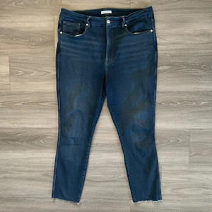 Pantalones de mezclilla Good American Good Curve para mujer 15/33 elásticos de tiro alto - Imagen 1 de 11