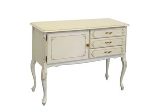 Kommode Anrichte Antik Stil Shabby Chic in creme weiß B: 94 cm (11101) - Bild 1 von 9
