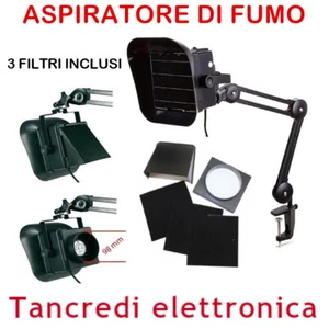 ASPIRATORE ASPIRA FUMI SALDATURA STAGNO PER STAZIONE SALDANTE DA BANCO ZD-153A - Foto 1 di 1