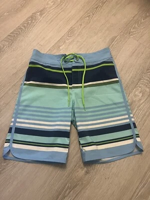 Vineyard Vines Boys Size Small 8/10 Boys Board Striped Swim Trunks EUC - Image 1 of 4