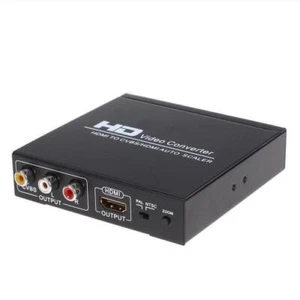 HDMI TO CVBS AV HDMI AUTO SCALER NTSC PAL Video Converter for PC TV,VHS DVD VCR - Bild 1 von 8