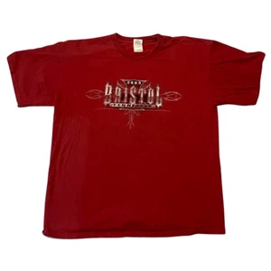 Camicia stile West Coast Choppers rossa live guida veloce Bristol TN vintage rossa - Foto 1 di 11