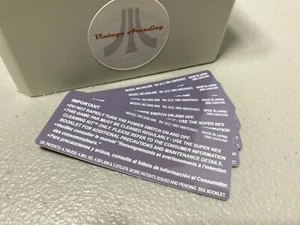Información Importante, Variante (SNES) Repuesto Juego Etiqueta 5 Pack - Imagen 1 de 1