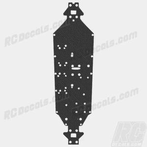 Arrma 1/7 BIG ROCK 6S 4X4 Chassis Protector Decals #ARA7612 Carbon Fiber - Picture 1 of 1