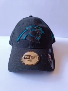 Carolina Panthers Mütze schwarz Kappe bestickt Large neu mit Etikett - Bild 1 von 7