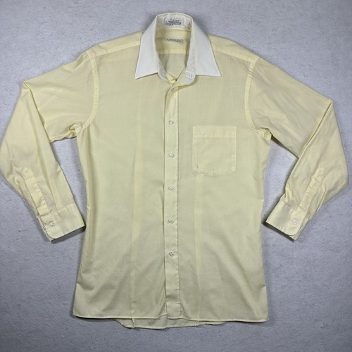 Camicia Christian Dior vintage uomo 15 5 32 33 manica lunga colletto a contrasto anni 90