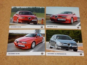 ALFA 156 GTA saloon & Sportwagon PRESS RELEASE PHOTOS x19 8" x 6" glossy (2002) - Picture 1 of 5
