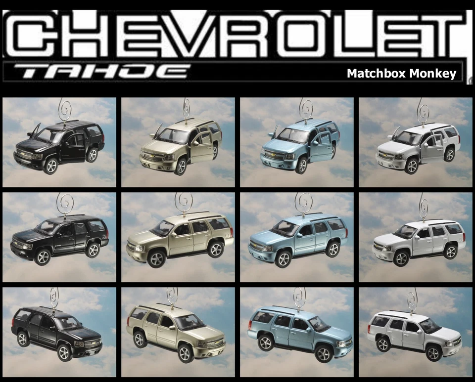 2008 Chevy Tahoe Custom Christmas Ornament Truck SUV Chevrolet Adorno 1/32 - Image 1 of 1