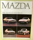 Vintage 1984 MAZDA CAR TRUCK SALES BROCHURE 626 RX-7 GLC B2000 B2200 Color Photo