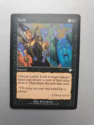 Addle , MTG Invasion (2000). Uncommon Black Sorcery NM - Image 1 of 2