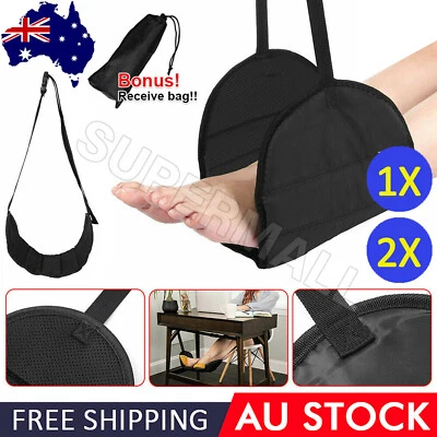 Travel Foot Rest Footrest Leg Pillow Flight Memory Foam Cushion Hammock OZ - image 1 of 4