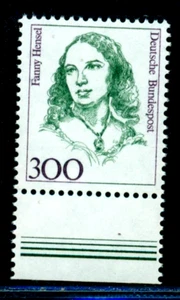 1989 Fanny Hensel, Mendelssohn Bartholdy,composer,pianist,Germany,Mi. 1433, MNH - Picture 1 of 1