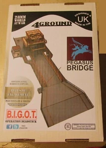 4Ground 28S-WAW-126 Pegasus Bridge (28mm World at War) WWII Terrain Kit D-Day  - Picture 1 of 5