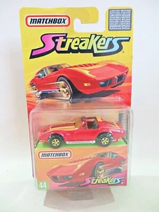 MATCHBOX STREAKERS 44 '1976 CHEVROLET CORVETTE'. PINK. MIB/BOXED/CARDED - Picture 1 of 5
