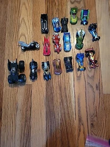 Hot Wheels Batman DC Comics Marvel Die Cast Lot - Picture 1 of 11