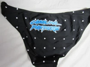 Carolina Panthers Womens Large Screened Bikini Bottom C1 613 - Picture 1 of 5