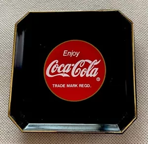 Coca-Cola Coasters Change Tip Tray 3 1/2” Square Plastic (LOT OF 10) Multi Color - Picture 1 of 4