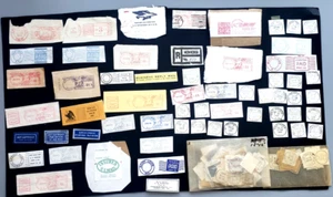 US Metered Mail, Postmarks & 100s Cancellations c/a 1930's-1970. Siehe Fotos. - Bild 1 von 4