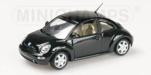 Minichamps 430058002 VOLKSWAGEN NEW BEETLE 1998 BLACK 1/43 - Foto 1 di 1