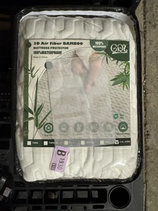 GRI 3D Air Fiber Bambus Matratzenschoner Cal-King Size wasserdicht - Bild 1 von 1