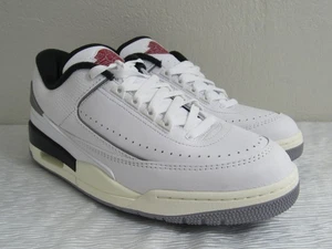Talla 11.5 - Air Jordan 2/3 Blanco Negro Metálico Plateado ¡NUEVO SIN CAJA FD0383-148! - Imagen 1 de 13
