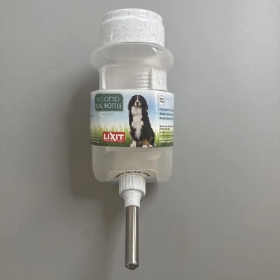 Botellas de agua Lixit Top Fill sin goteo para perros. (44 FL oz) Foto 1 de 4