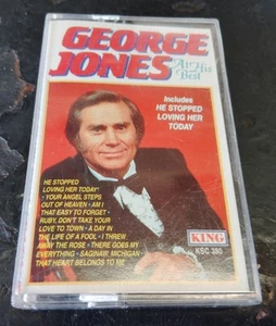 George Jones At His Best He Stopped Loving Her Today 1988 Cassette Tape - Foto 1 di 1