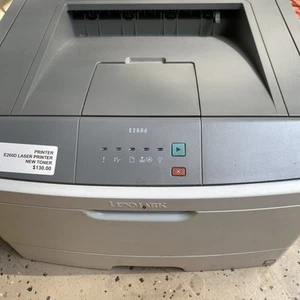 Lexmark E260d Workgroup Laser Printer TESTED AND FUNCTIONAL - Picture 1 of 2