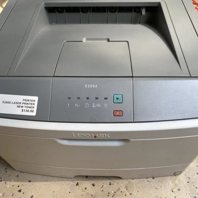 Stampante laser per gruppi di lavoro Lexmark E260d TESTATA E FUNZIONANTE  - Immagine 1 di 2