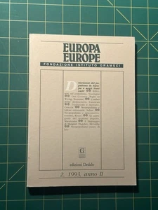 Europa Europa Fondazione Istituto Gramsci 2, 1993, anno II - Bild 1 von 6
