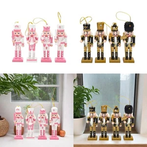 4 Pieces Nutcracker Figurine Puppet Party Favors Traditional Tabletop Figurine - Picture 1 of 14