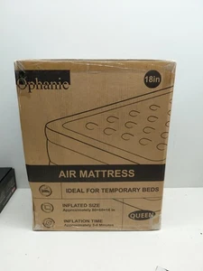 Ophanie Queen Air Mattress 18" Elevated Inflatable - Bild 1 von 5