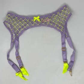 Agent Provocateur Nancee Lilac Yellow Suspender AP4 Large