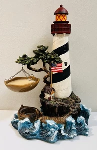 Calentador de tarta colgante vela Yankee vintage faro náutico océano cabina - Imagen 1 de 5