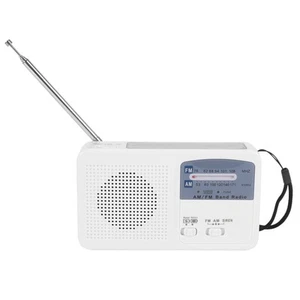 Radio de Emergencia con Solar y Manivela Autoalimentada, Batería USB9458 - Imagen 1 de 8