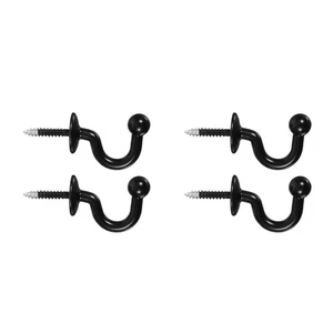 2 Stück Wandhaken Gardinenhaken Gardinenhalter Fenster Gardinenhalter - Bild 1 von 12