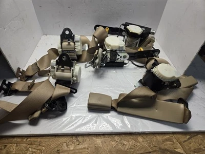 10- 13 Chevy GMC Sierra 1500 Front Left + Right Seatbelts REAR CREW Cab OEM TAN - Image 1 of 4