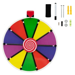 38cm Wall-Mounted Spinning Wheel with Strong Suction Cups for Easy Display - Picture 1 of 12